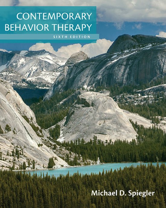 CONTEMPORARY BEHAVIOR THERAPY - cover