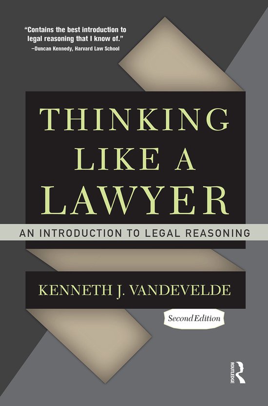 Thinking Like a Lawyer - cover