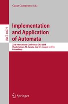 Theoretical Computer Science and General Issues- Implementation and Application of Automata
