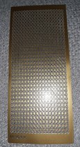 Gouden rand stickers - stickervel foliesticker zelfklevend goud - rand randen sterretjes ster