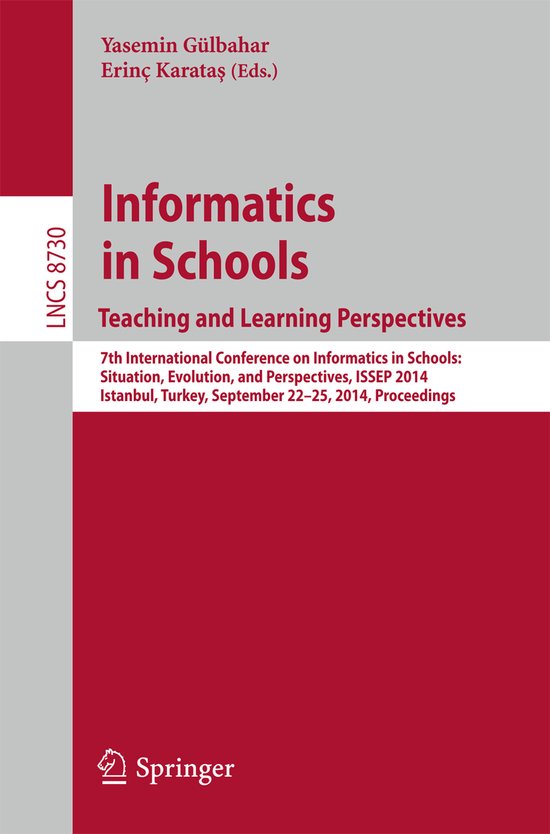 Informatics in SchoolsTeaching and Learning Perspectives - cover