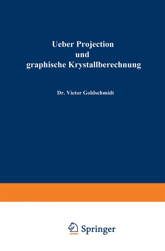 Ueber Projection und graphische Krystallberechnung - cover