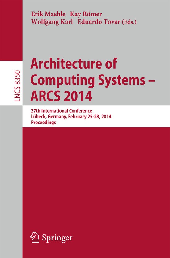Architecture of Computing Systems ARCS 2014 - cover