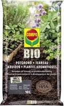 COMPO Bio Potgrond Kruiden - 100% organisch - incl. organische meststof - voor een rijke en smakelijke oogst - zak 10L