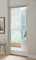 Moustiquaire de porte fixe - Wit Avec cadre en aluminium - 100 x 230 - Peut être raccourci - Moustiquaire anti-insectes