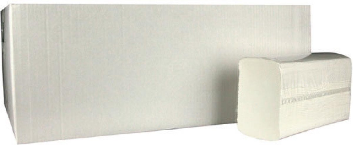 Goedkoopste Papieren handdoek, interfold, 2-laags, 150 vel, pak van 25 stuks