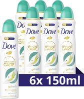 Dove Advanced Care Go Fresh Pear & Aloe Vera - Anti-Transpirant Deodorant Spray - 6 x 150 ml - Voordeelverpakking