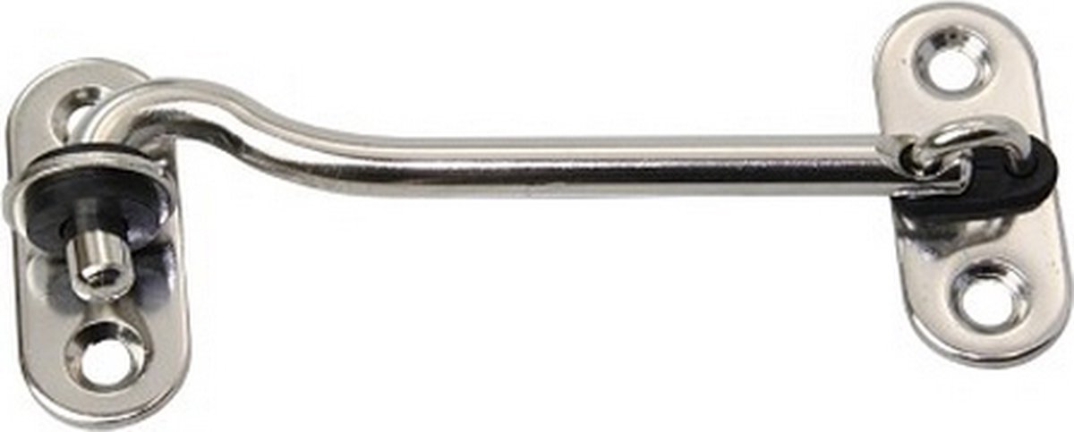 Stormhaak met anti-rammel systeem - RVS - 84 mm