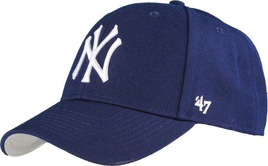 47 Brand MLB New York Yankees Casquette B-MVP17WBV-LN, Homme, Bleu marine, Casquette, taille : Taille unique