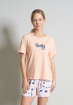 Tom Tailor Pyjama korte broek - White/Pink - maat 44 - Dames