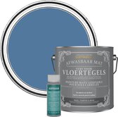 Rust-Oleum Blauw Afwasbare Vloertegelverf - Zijdeblauw 2,5L
