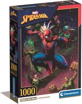 Clementoni - Puzzel 1000 Stukjes High Quality Collection Marvel Spiderman, Puzzel Voor Volwassenen en Kinderen, 14-99 jaar, 39768