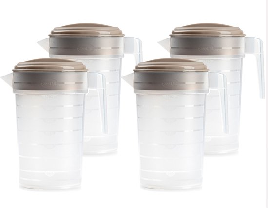 Transparante Orchideeënpotten 11 Cm - Set Van 6 Met Gaten En Schoteltjes Voor Binnen En Buiten