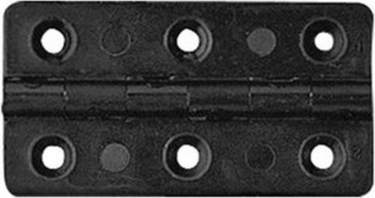 Lalizas Scharnier polyamide - 40x75 mm - Zwart