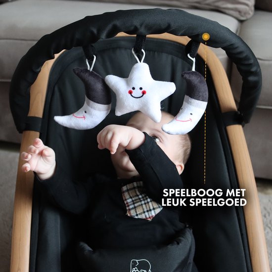 Deryan Rocker Wipstoel - Luxe 2-in-1 - Zwart van Deryan — afbeelding 3
