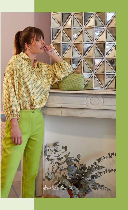Amelie Amelie Blouse Green XL bol