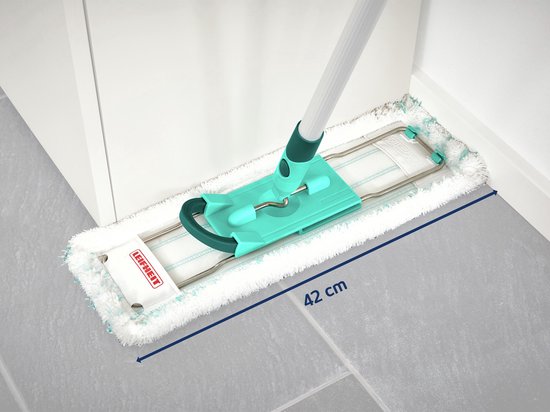 Leifheit Profi overtrek dweildoek vloerwisser XL - 42 cm wisbreedte - Micro Duo - Leifheit