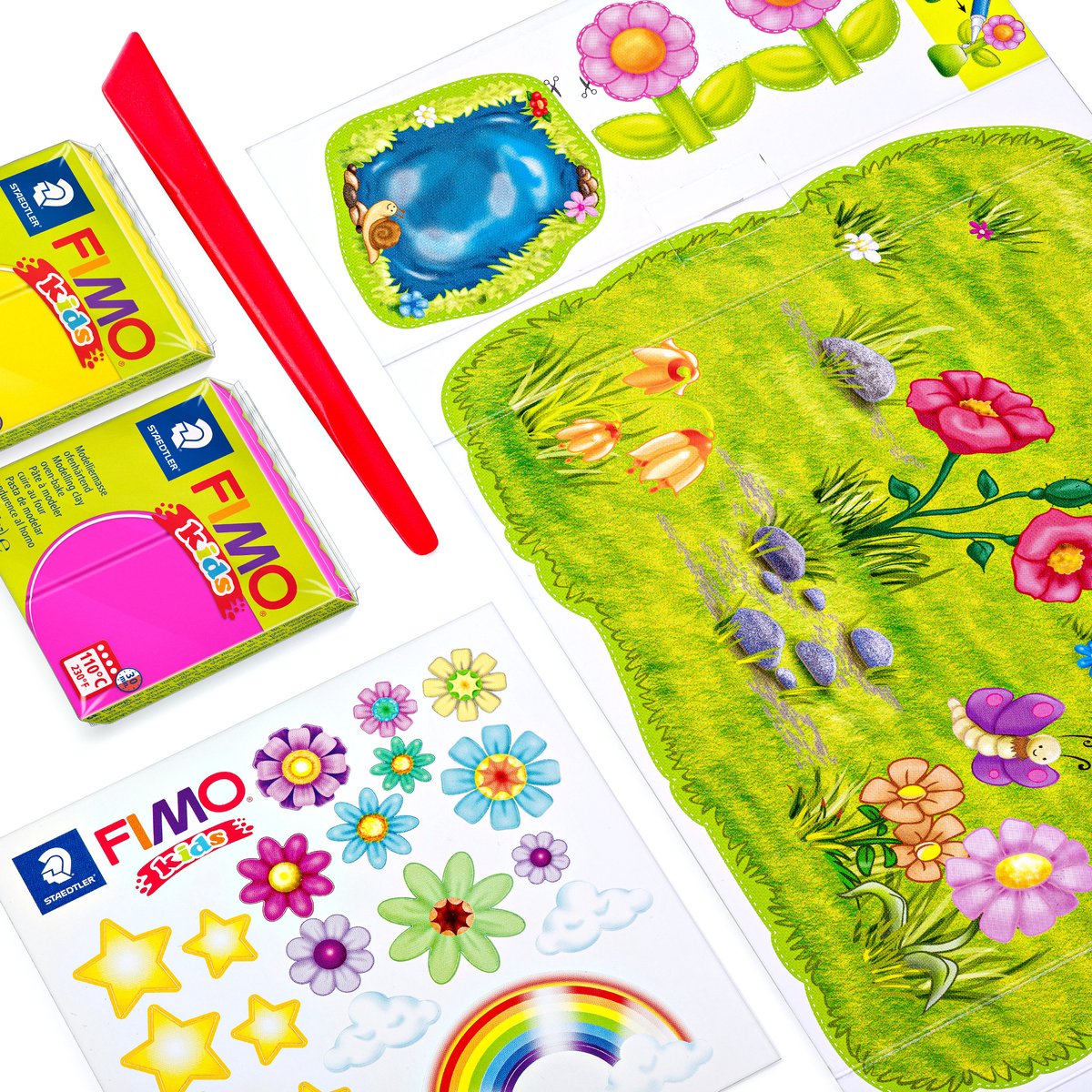 FIMO kids 8034 - ovenhardende boetseerklei - Form&Play set "Happy Bees" — afbeelding 4