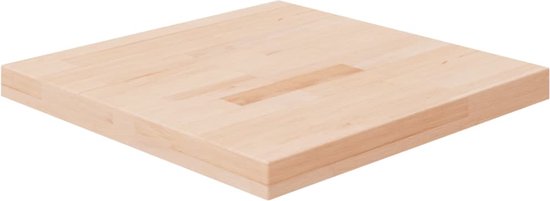 Tafelblad Eiken naturel | vierkant/organisch