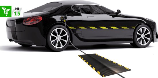 Etm - Kabelbeschermingsmat 3 mm, kabelmat, kabelbeschermingsmat outdoor kabelmatten rubber (Karo 50 cm, 3 meter