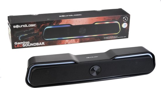 Soundlogic 2 x 3W | 3.5mm | Gaming bol Soundbar RGB 