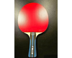 Tafeltennisbat-Pingpongbat Killypong Premium Professioneel Competitiebat Joola Allround Hout + Tibhar Rapid Rubbers 2.0mm