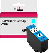 Go4inkt compatible met Epson 378XL c inkt cartridge cyaan