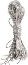 Haar touw - haar kralen - hair beads - beads for braids - dreadlocks - zilverkleurig 6 stuks