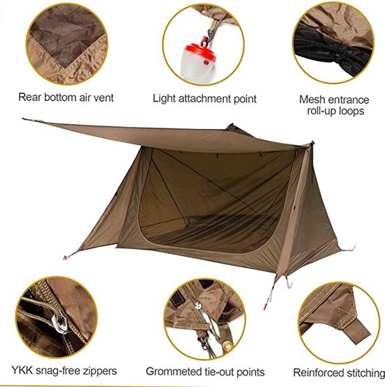 kamping tent / absolutely waterproof, lightweight camping tent with - Tent Ideal for Camping In The Garden, Dome Tent,