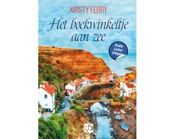 Omslag van Het boekwinkeltje aan zee - Grote Letter Uitgave