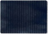 Mótif Hypnose Marine - Blauwe wasbare deurmat met streep patroon 60 cm x 85 cm - Deurmat binnen met print
