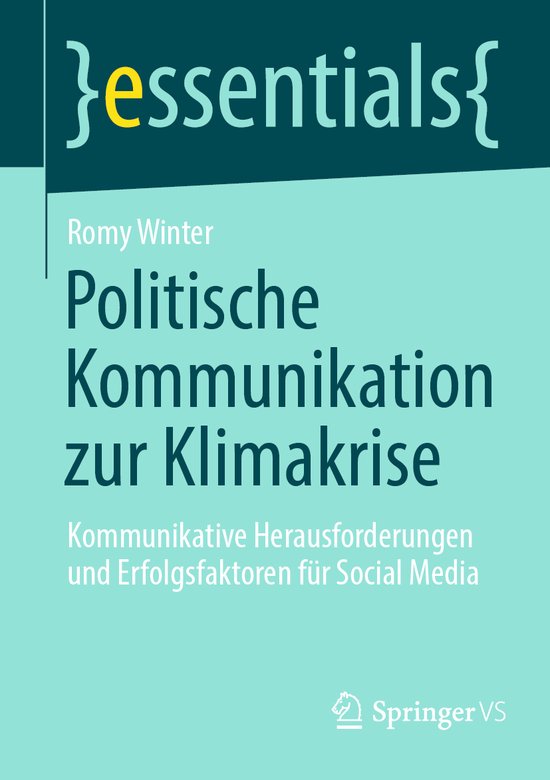 essentials- Politische Kommunikation zur Klimakrise - cover