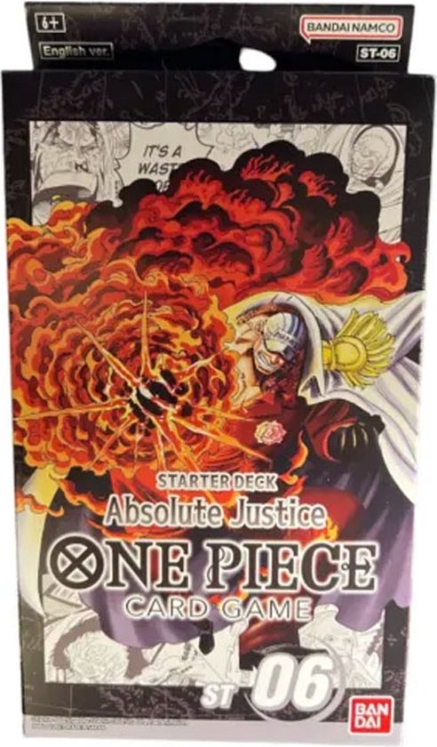 Afbeelding van het spel One Piece Card Game - Absolute Justice Starter Deck ST06 - EN