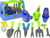 Little gardeners 14-delige speelgoed tuingereedschap set voor kinderen - Inclusief gieter en sprayer - Vanaf 3 jaar