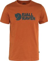 Fjallraven Logo T-shirt Men - Outdoorshirt - Heren - Terracotta Brown - Maat XL