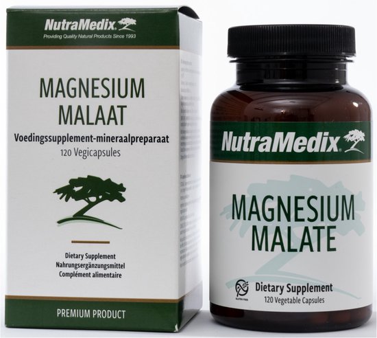 NutraMedix Magnesium Malate 500mg - 120 Vegacapsules