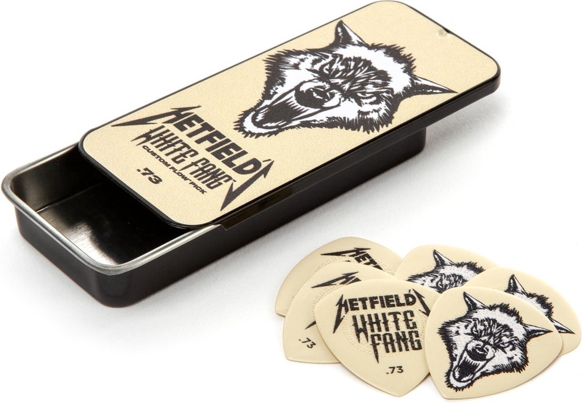 Dunlop PH122T073 Hetfield&apos;s White Fang 0.73 mm (6 stuks)