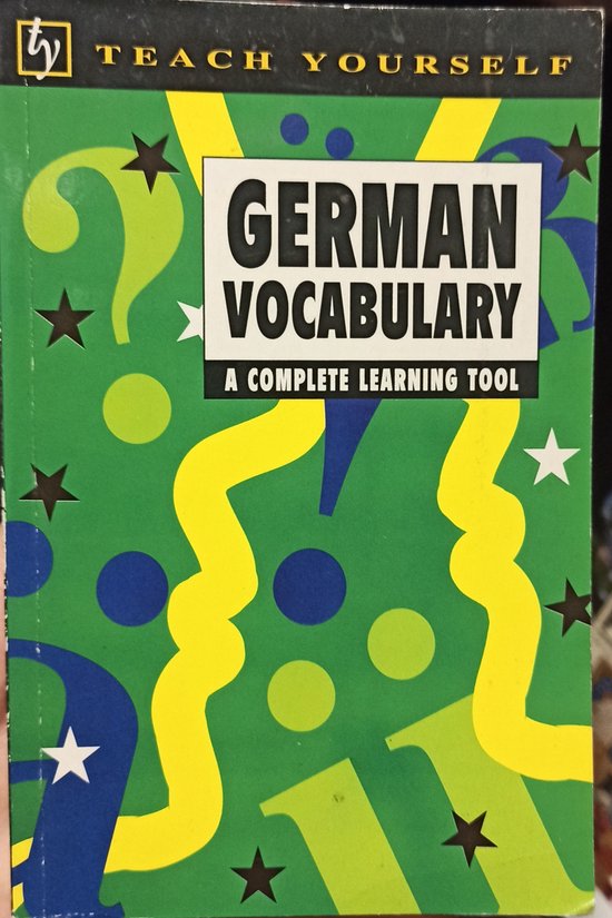 German Vocabulary - cover