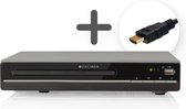 Caliber Compacte DVD Speler inclusief HDMI-kabel (2m) - HDMI, RCA, Scart en USB - Nieuwe en Oude Tv’s - Dolby Digital Decoder (HDVD001-H)