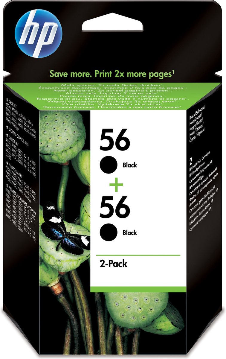 HP 56 Inktcartridge - Zwart