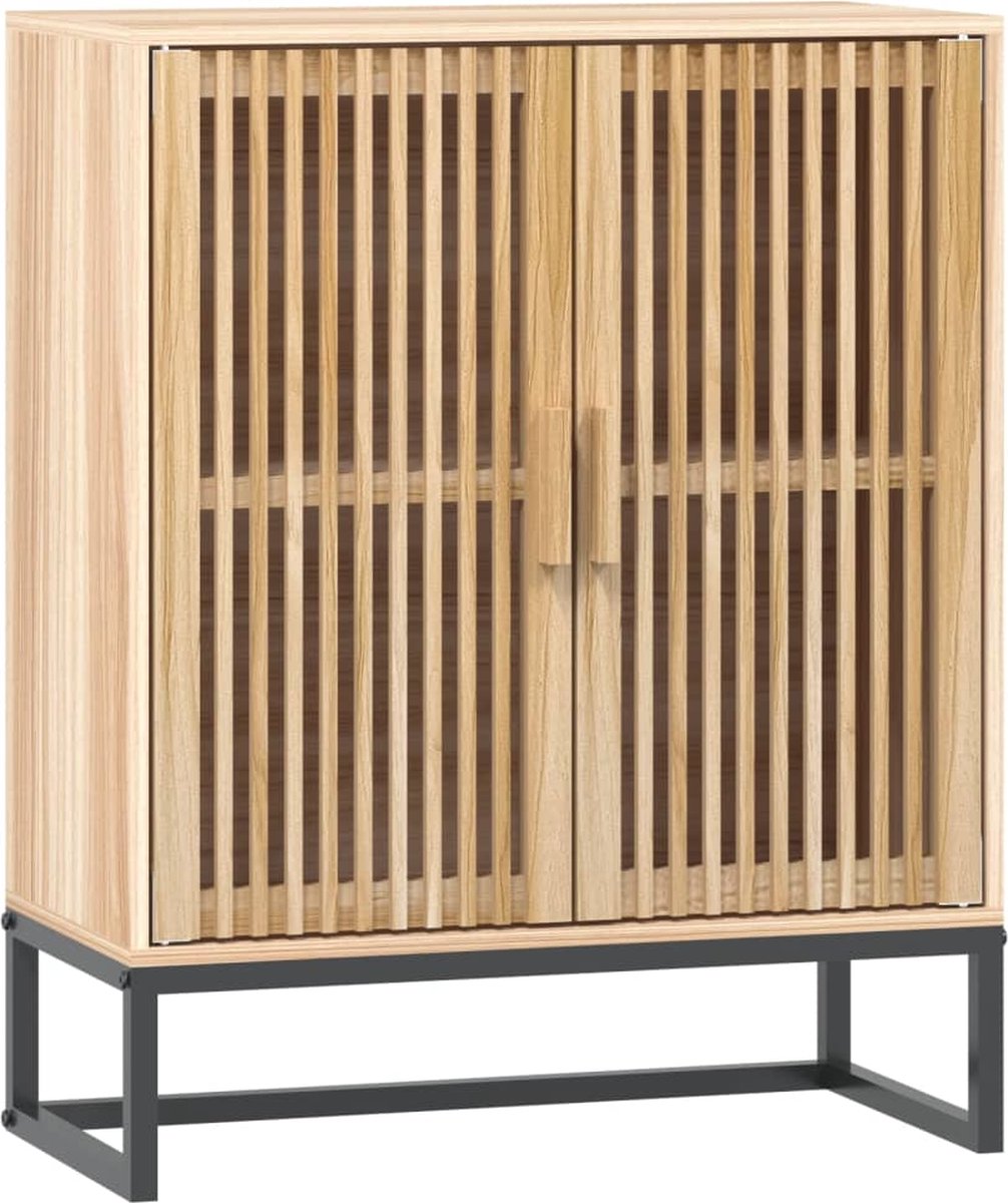 vidaXL Dressoir - 60x30x75 - cm - bewerkt - hout Bruin