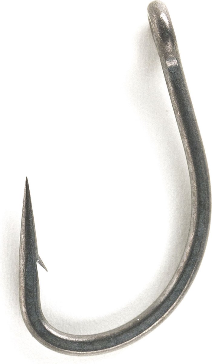Fox - Edges Arma Point Curve Shank Short | Haakmaat 6 | 10 Stuks - Mat Zwart