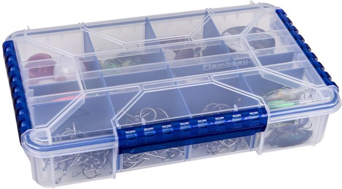 Flambeau Waterproof Tuff Tainer - Double Deep - Transparant