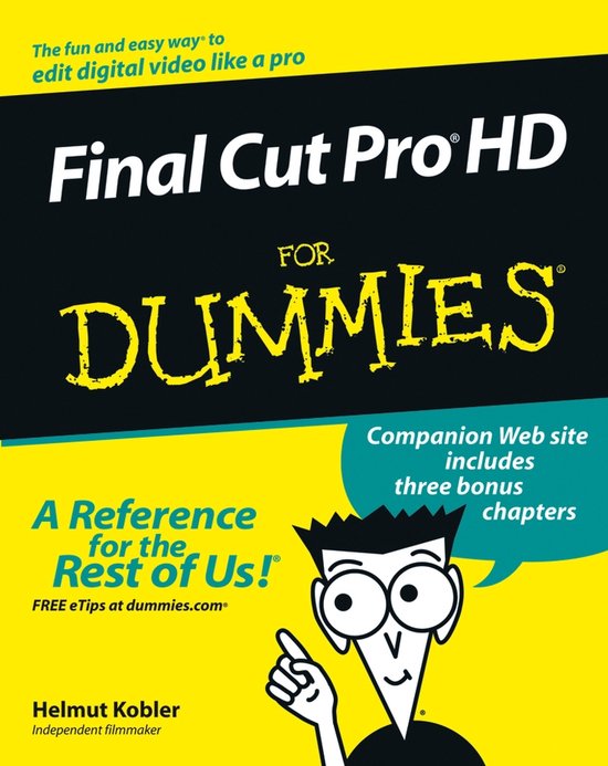 Final Cut Pro Hd For Dummies - cover