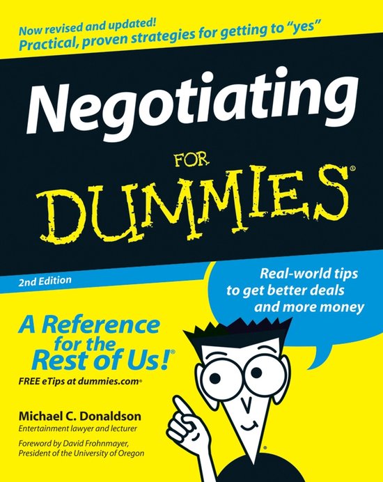 Negotiating For Dummies 2nd - cover