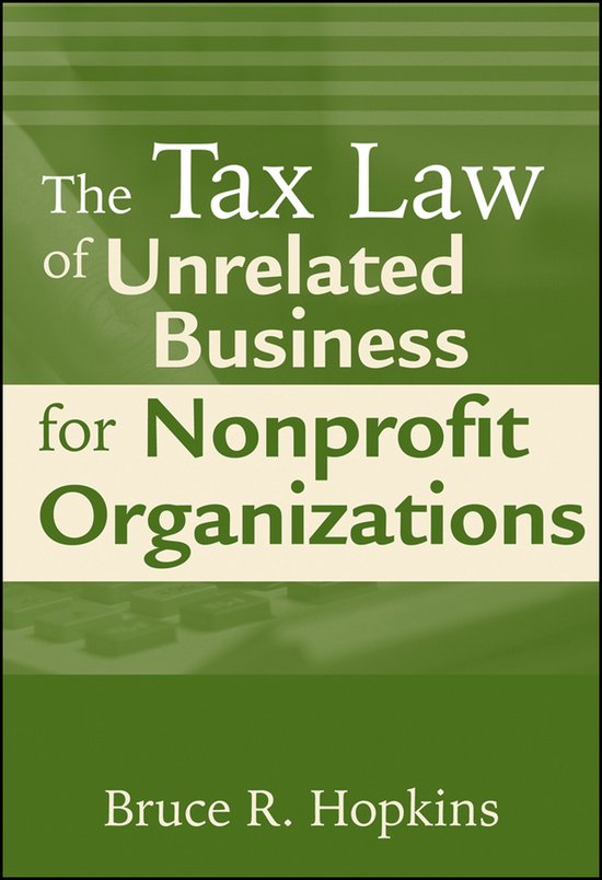 Tax Law Of Unrelated Business For Nonprofit Organizations - cover