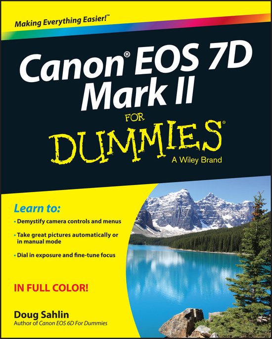 Canon EOS 7D Mark II For Dummies - cover