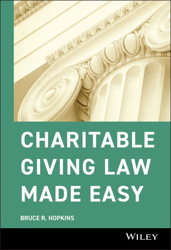 Charitable Giving Law Made Easy - cover