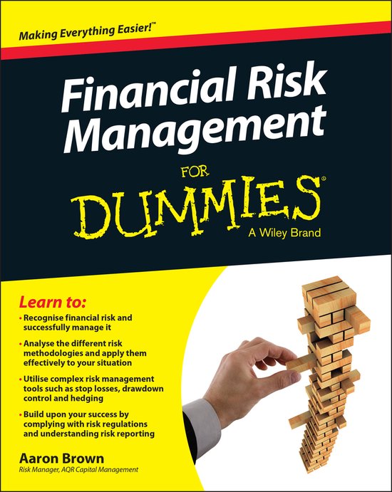 Financial Risk Management For Dummies - cover