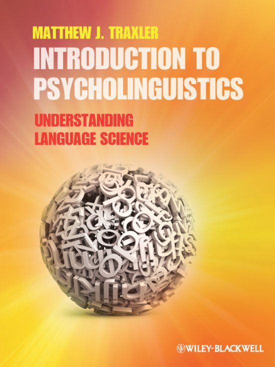 Introduction To Psycholinguistics